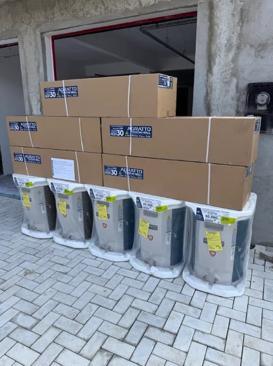 Estoque de condensadoras e caixas de ar condicionado — alternativa à Frigelar em João Pessoa