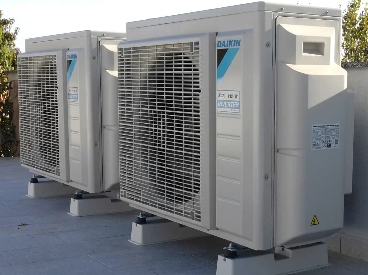 Condensadoras Daikin VRF para projeto comercial