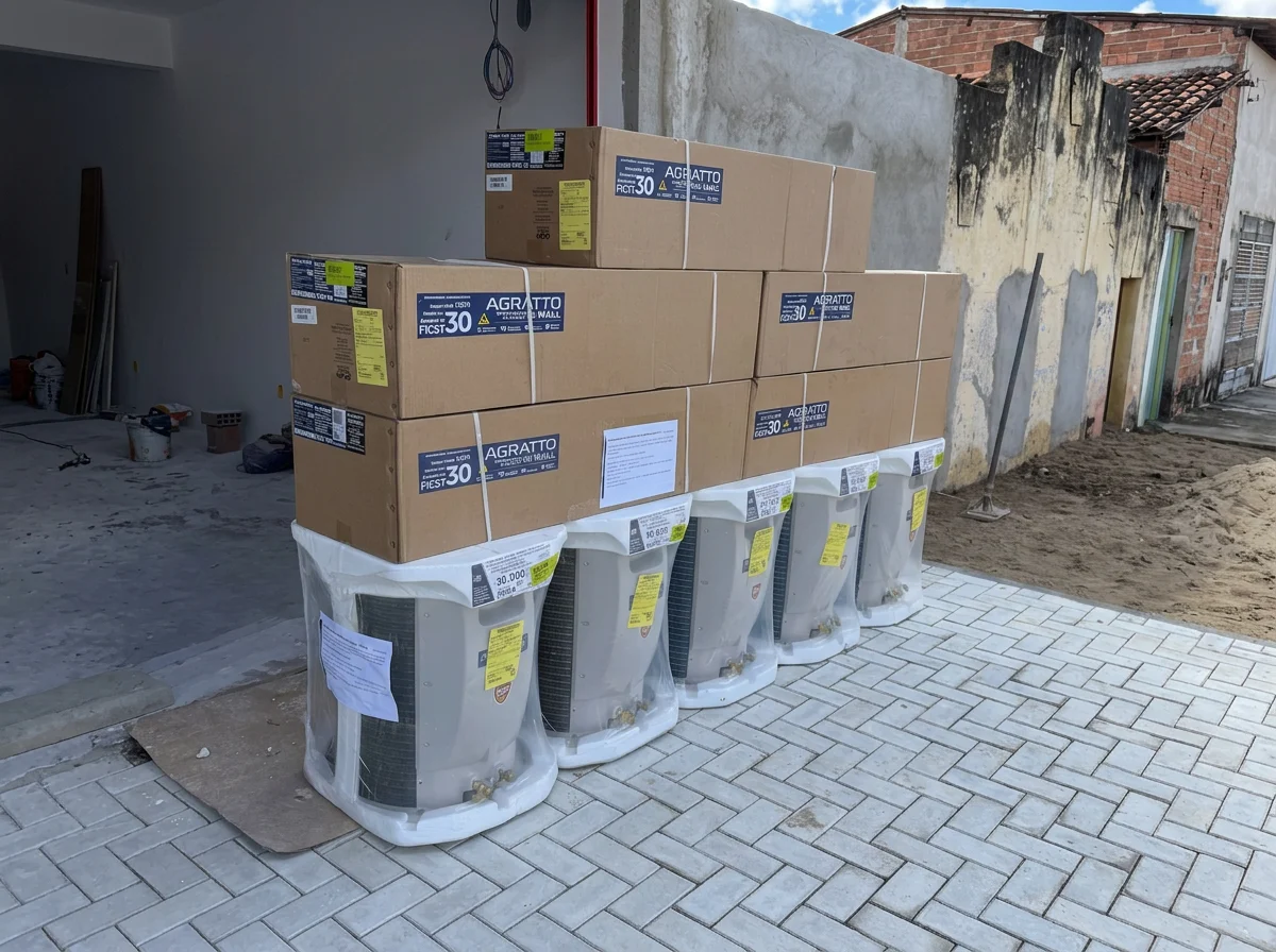 Estoque de equipamentos Direct Ar Condicionado